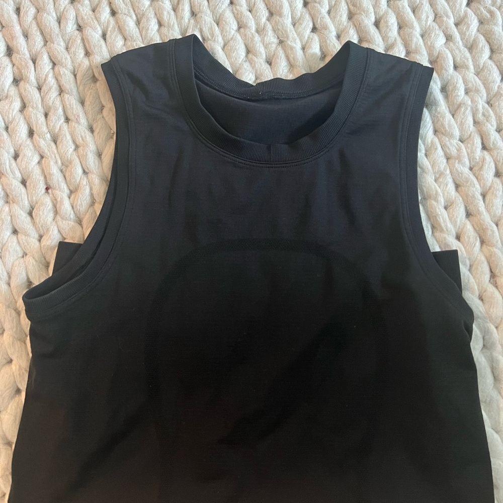 Black Lululemon Racer Tank Top